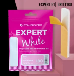 Staleks Ricambi Lima Corta Base Schiuma EXPERT DFE 51 – Grana 180 (10 pz)